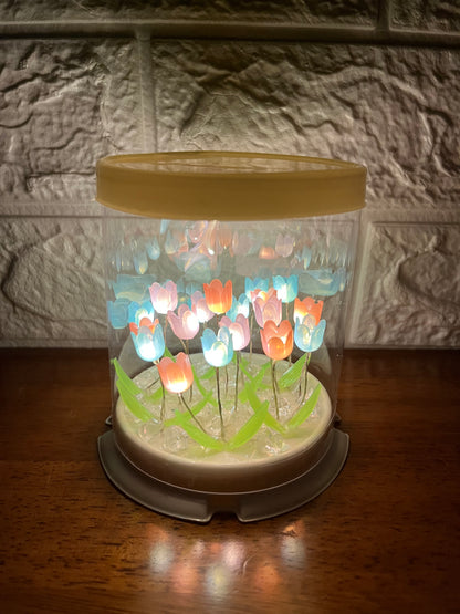 Lampara Pastel de Tulipanes