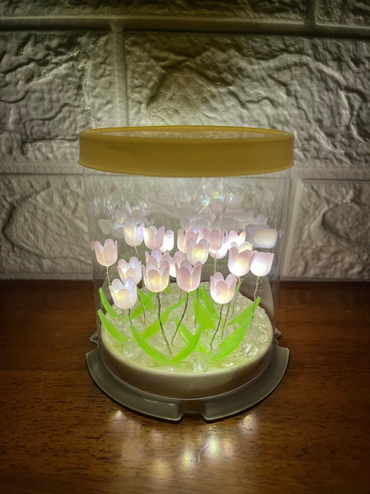 Lampara Pastel de Tulipanes